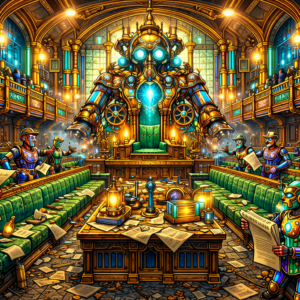 chamber of dire outcomes steampunk jigsaw