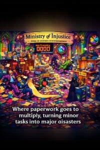 ministry of injustice where paperwork goes to multiply